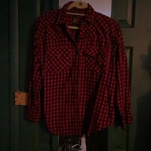Ralph Lauren Red Plaid Flannel size 6